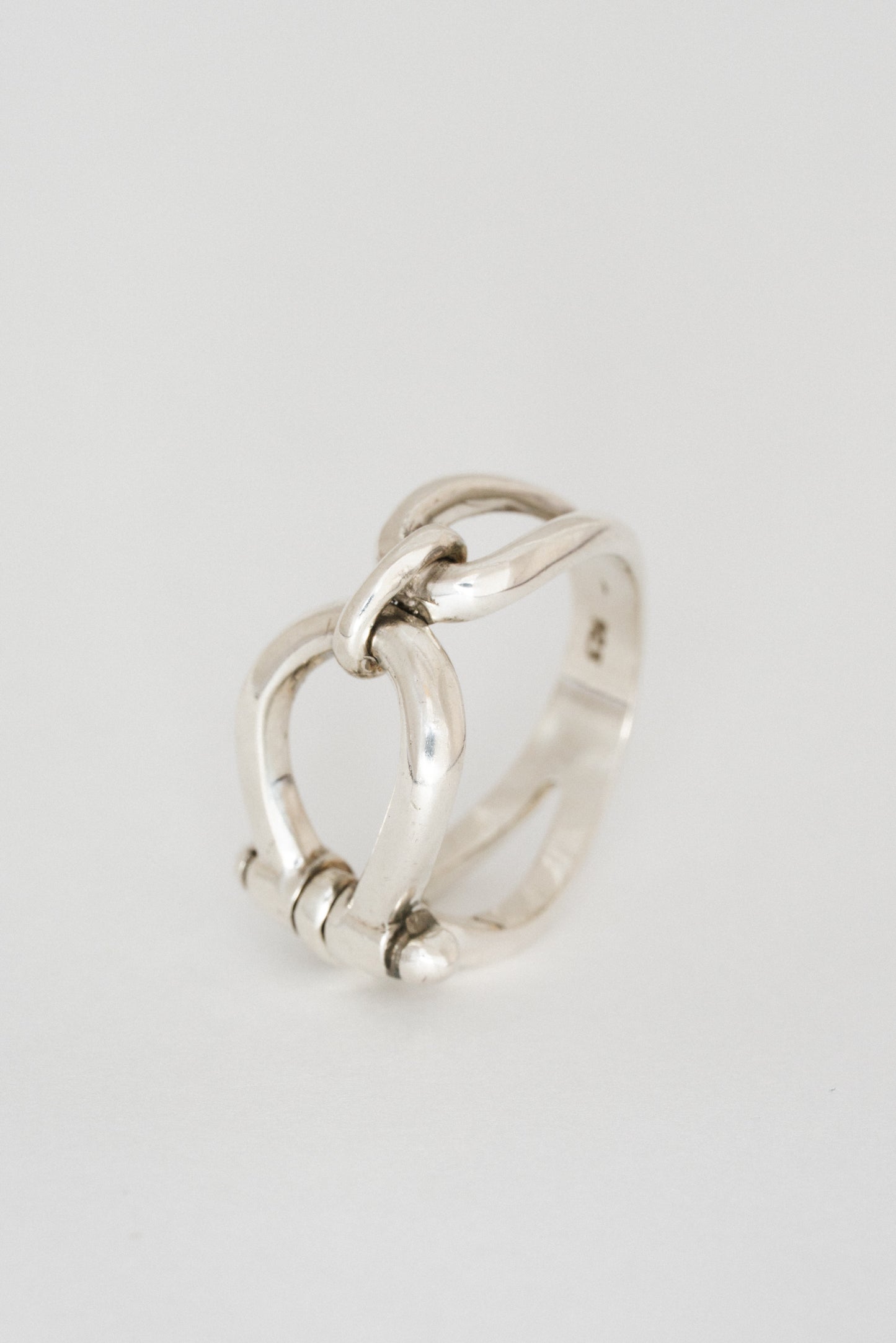 Horsebit Motif Ring