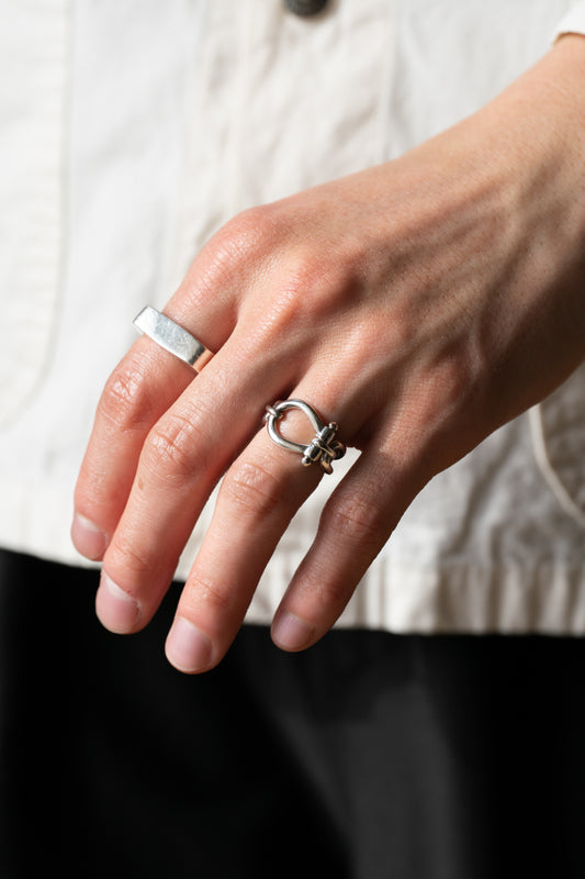 Horsebit Motif Ring