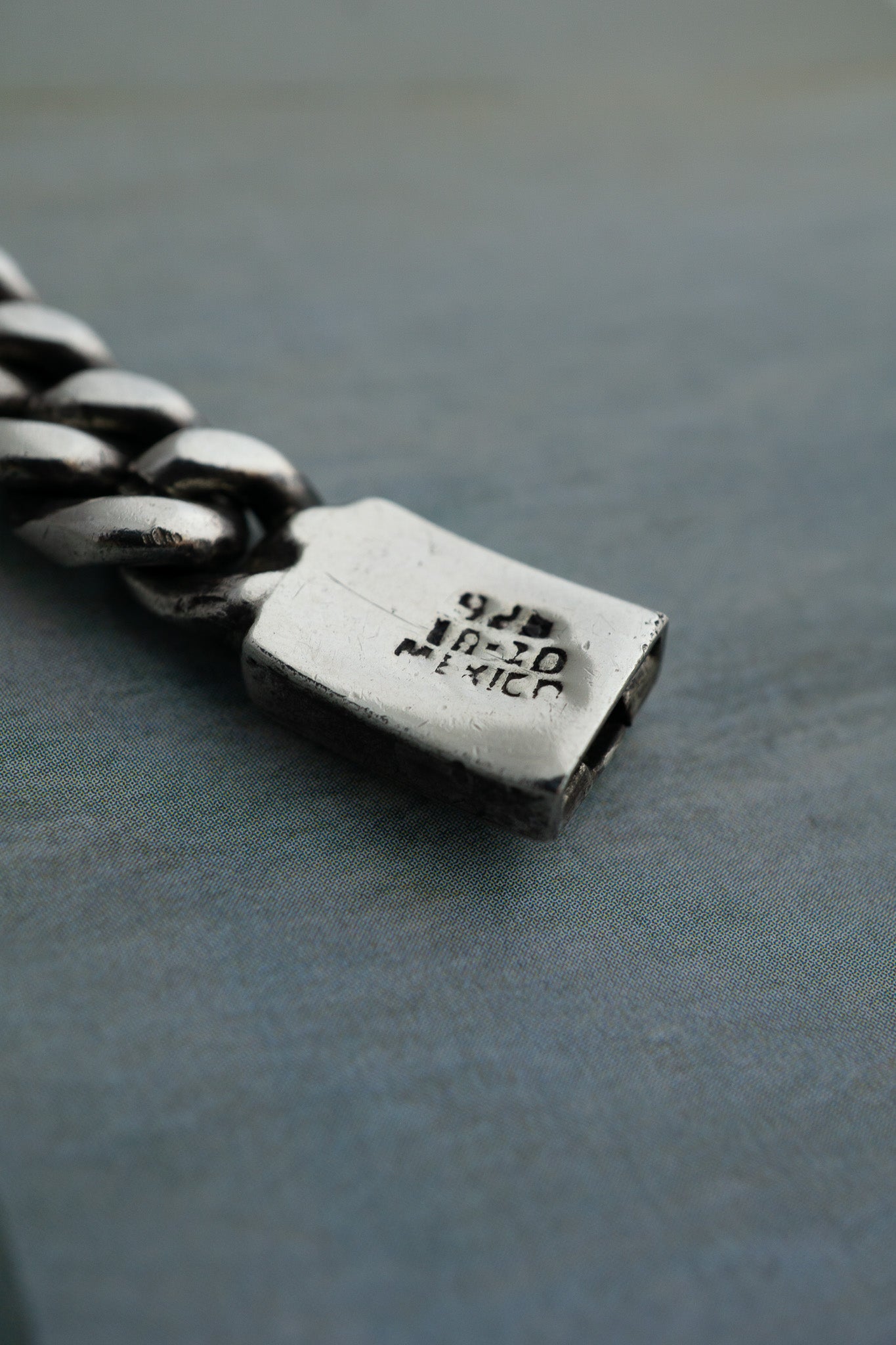 Mexican Oval Link Chain Bracelet (Mexico)