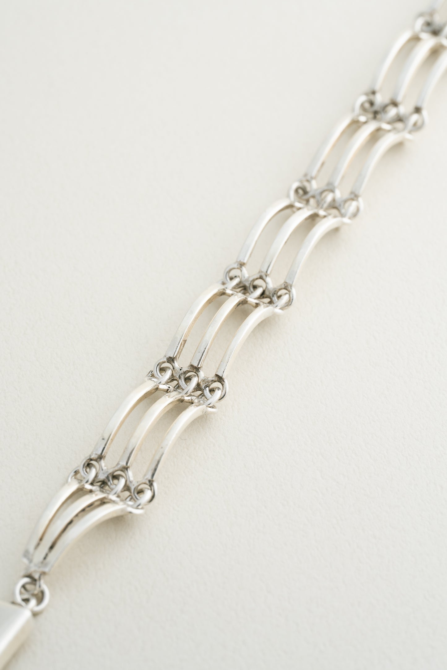 Triple Bar Link Bracelet (Taxco, Mexico)