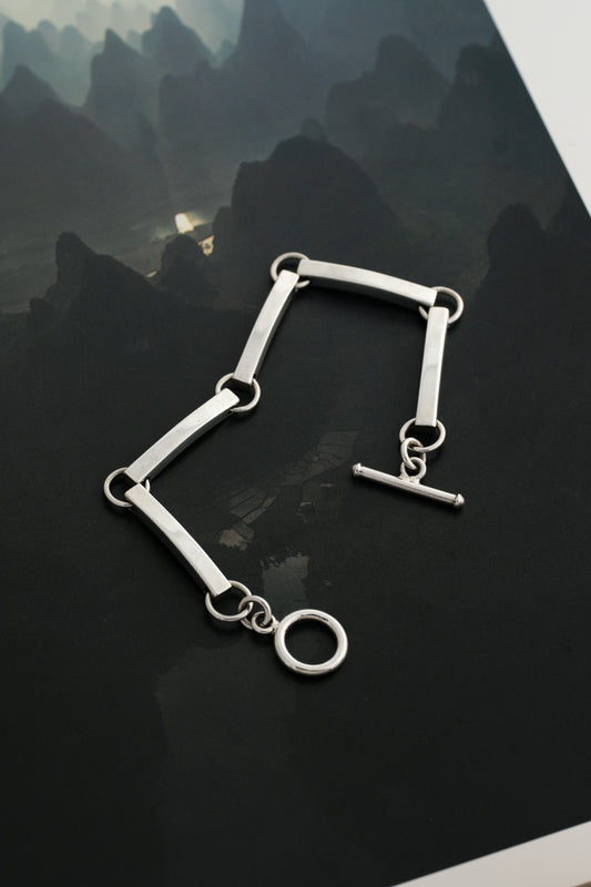 Arched Bar Link Bracelet (Mexico)