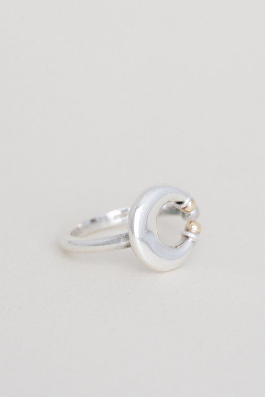 Mappin & Webb|Two Tone Open Ring (London, 1990)