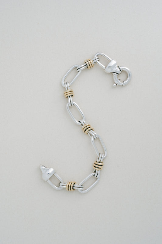 Wrapped Wire Link Bracelet (Italy)