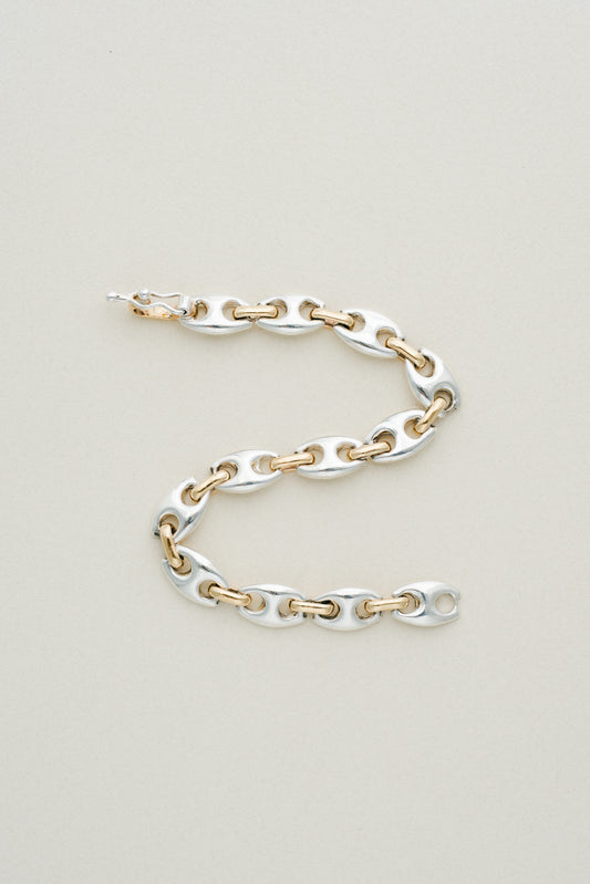 Two Tone Link Bracelet (Mexico)