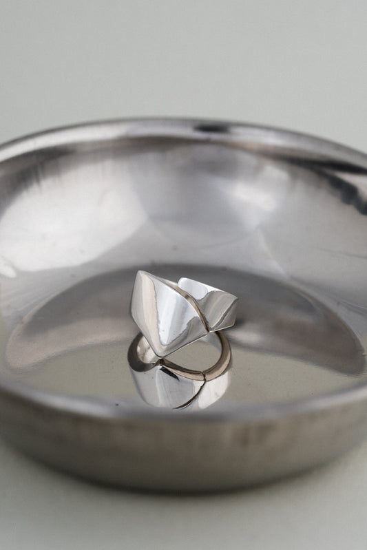 Georg Jensen｜Modernist Ring by Hans Hansen (Denmark)
