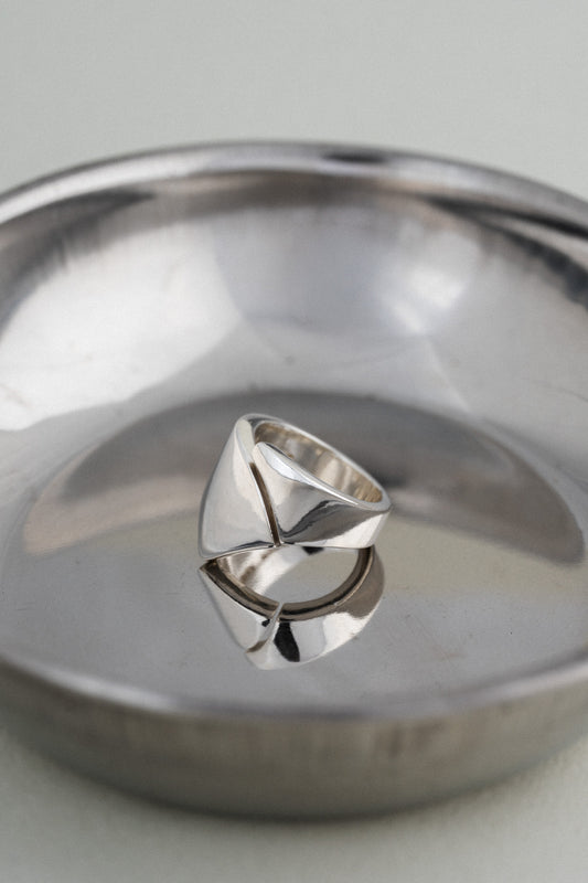 Georg Jensen｜Modernist Ring by Hans Hansen (Denmark)