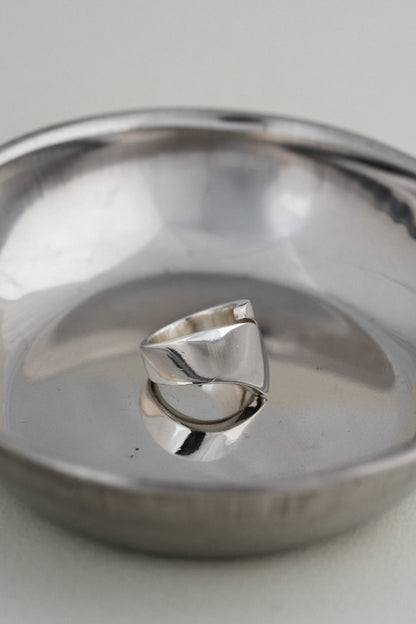 Georg Jensen｜Modernist Ring by Hans Hansen (Denmark)