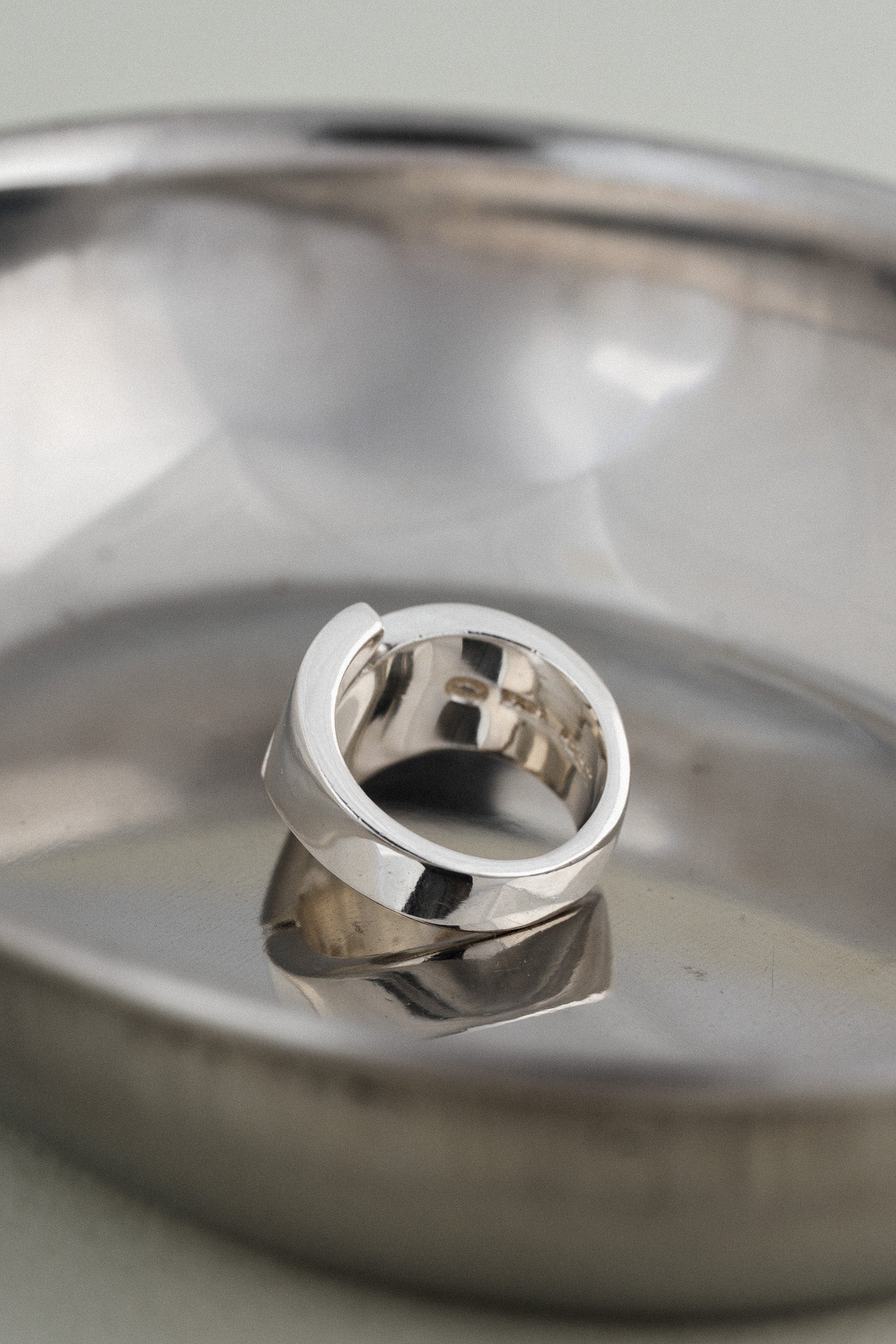 Georg Jensen｜Modernist Ring by Hans Hansen (Denmark)