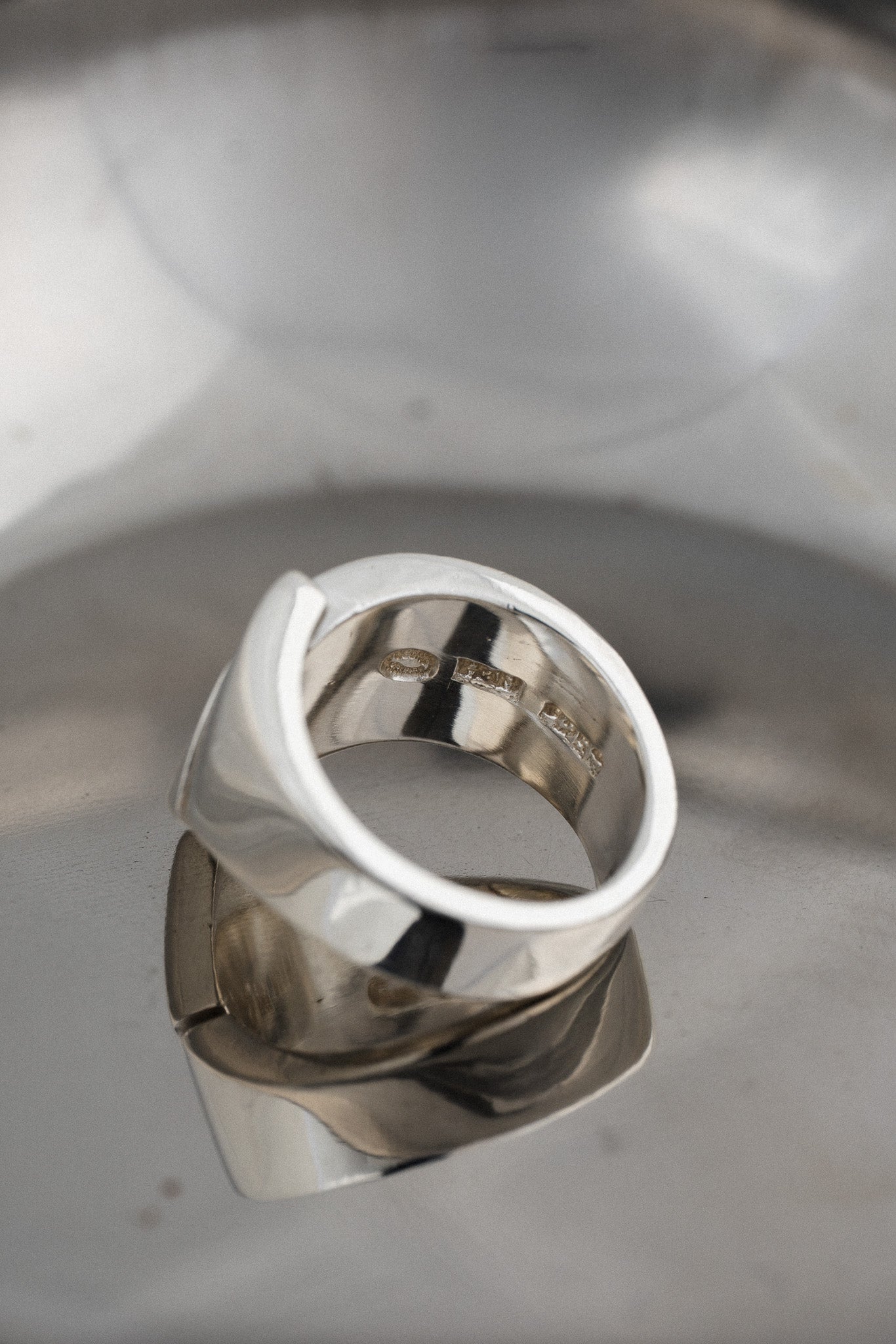 Georg Jensen｜Modernist Ring by Hans Hansen (Denmark)
