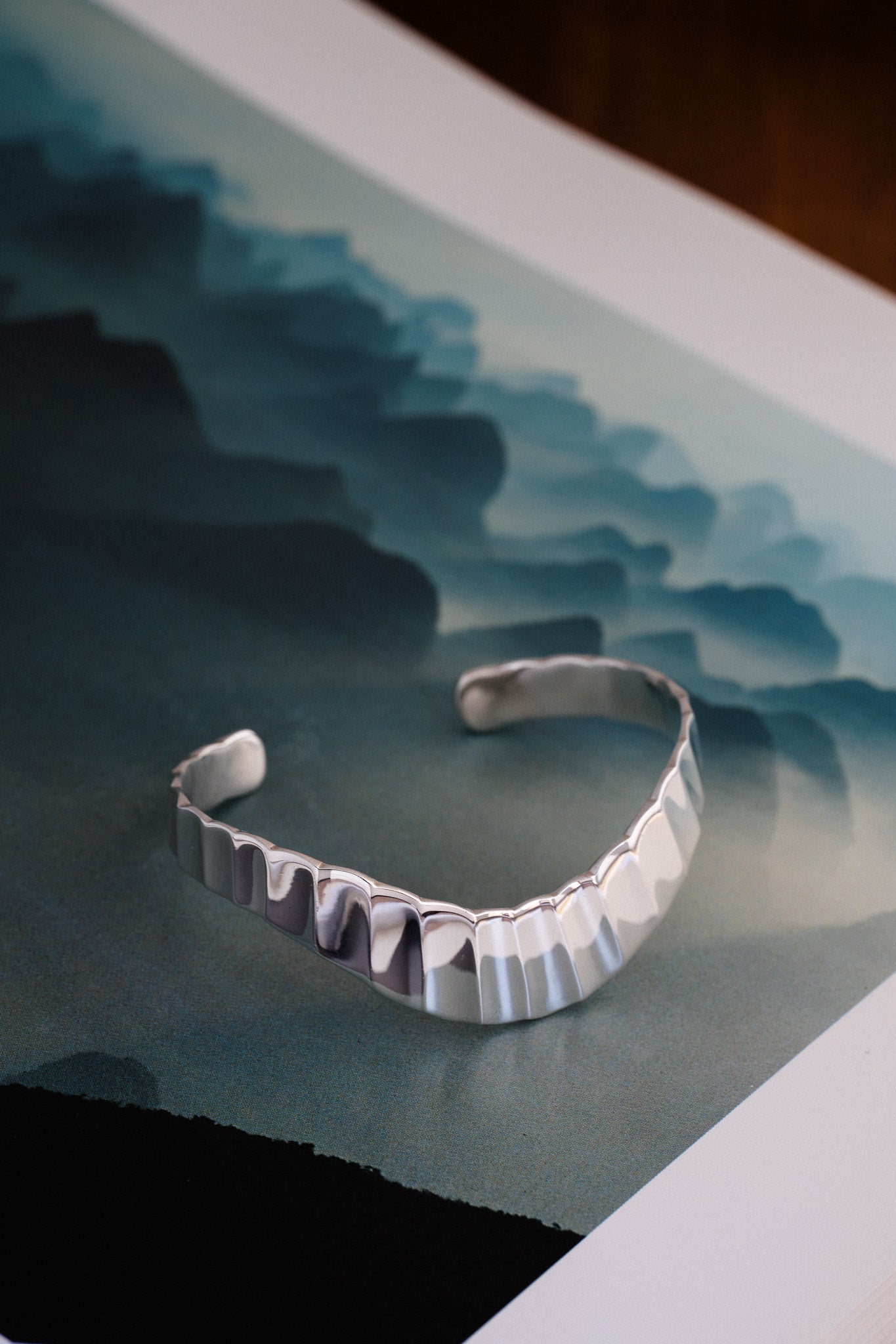 Sculptural Bangle (Mexico, Taxco)