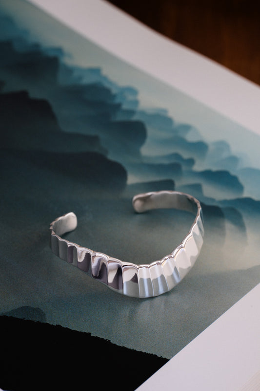 Sculptural Bangle (Mexico, Taxco)