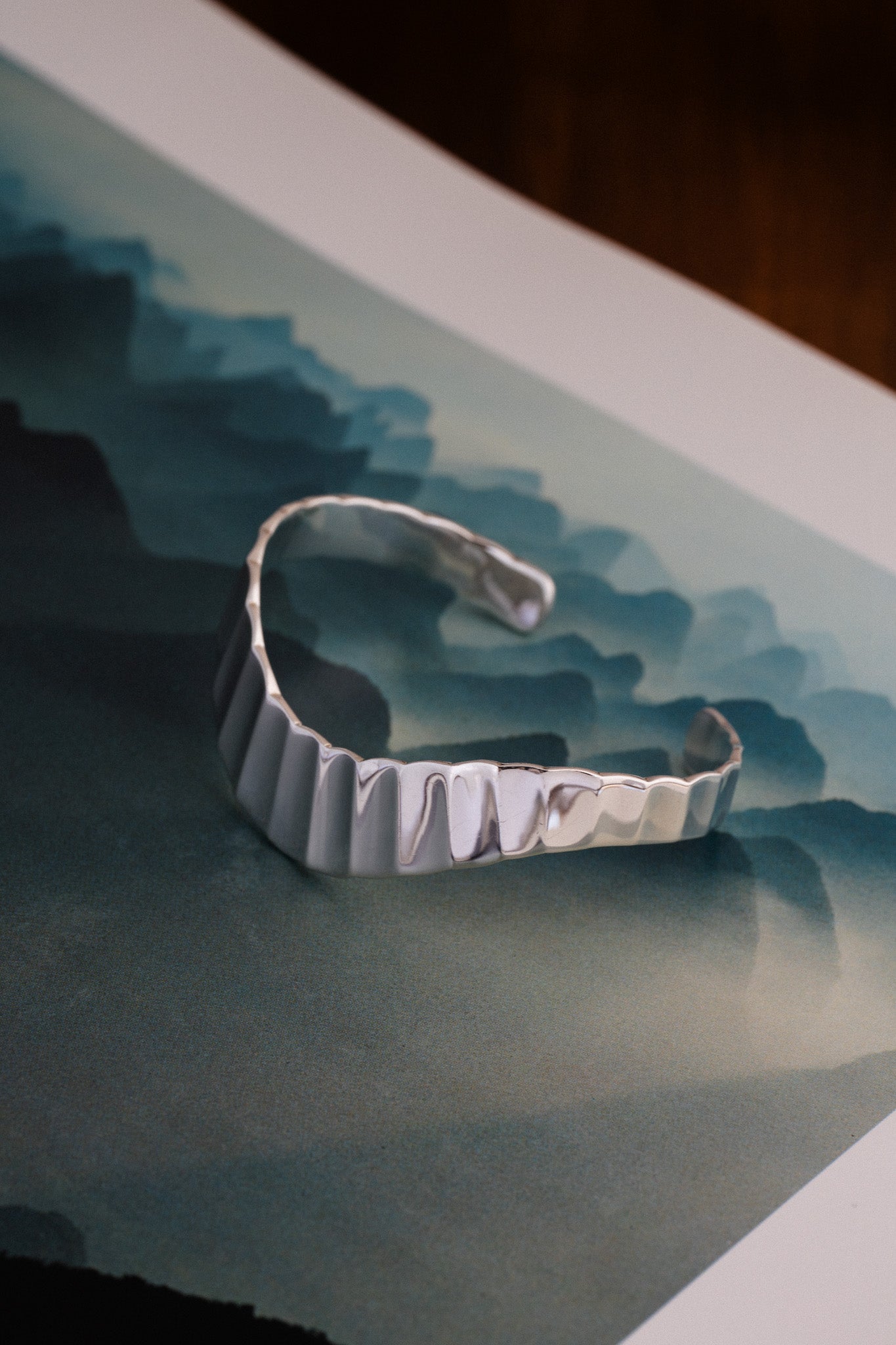 Sculptural Bangle (Mexico, Taxco)