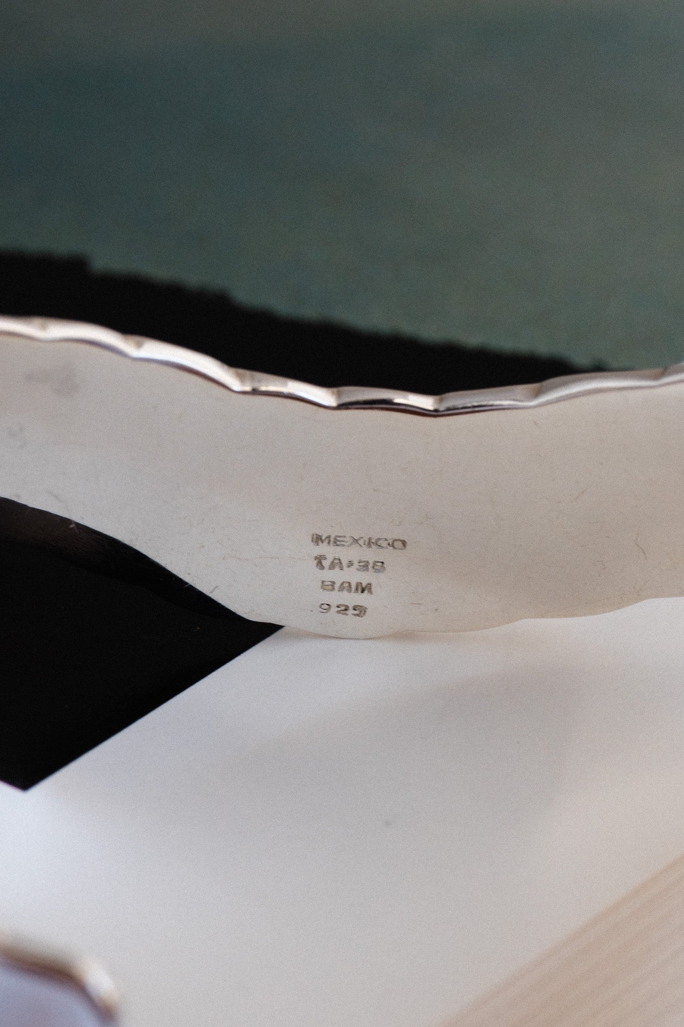 Sculptural Bangle (Mexico, Taxco)