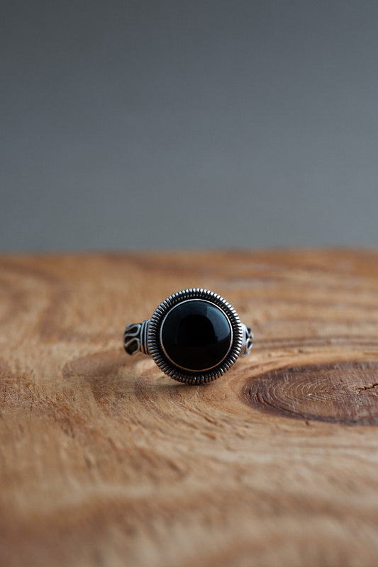 Black Stone Ring