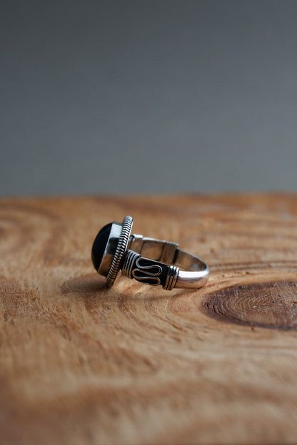 Black Stone Ring