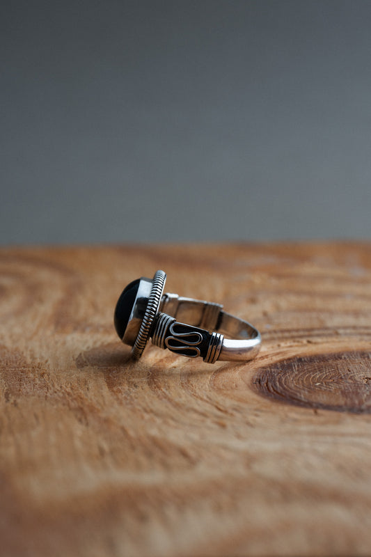 Black Stone Ring