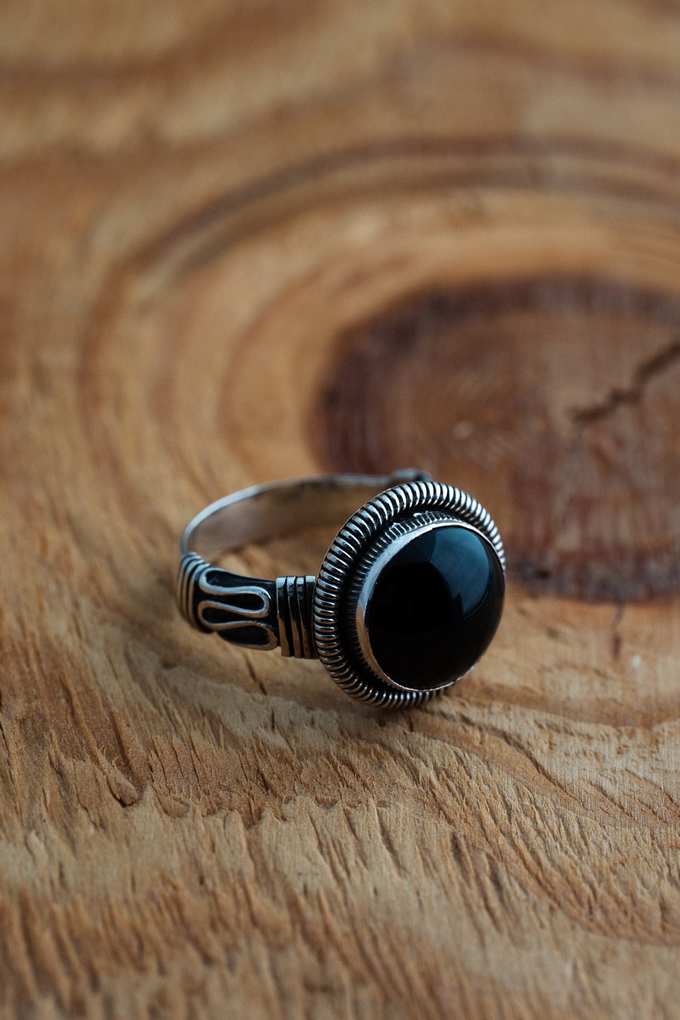 Black Stone Ring