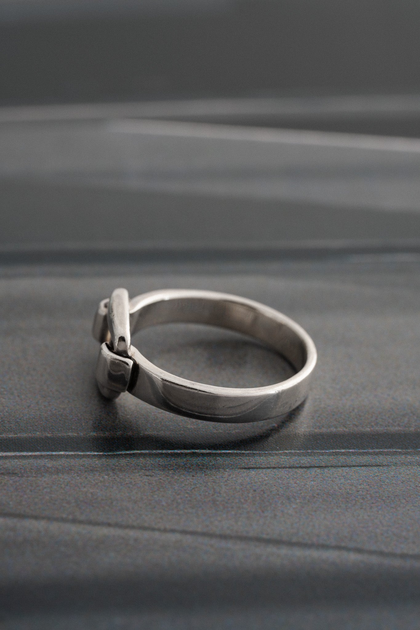 Square Link Design Ring