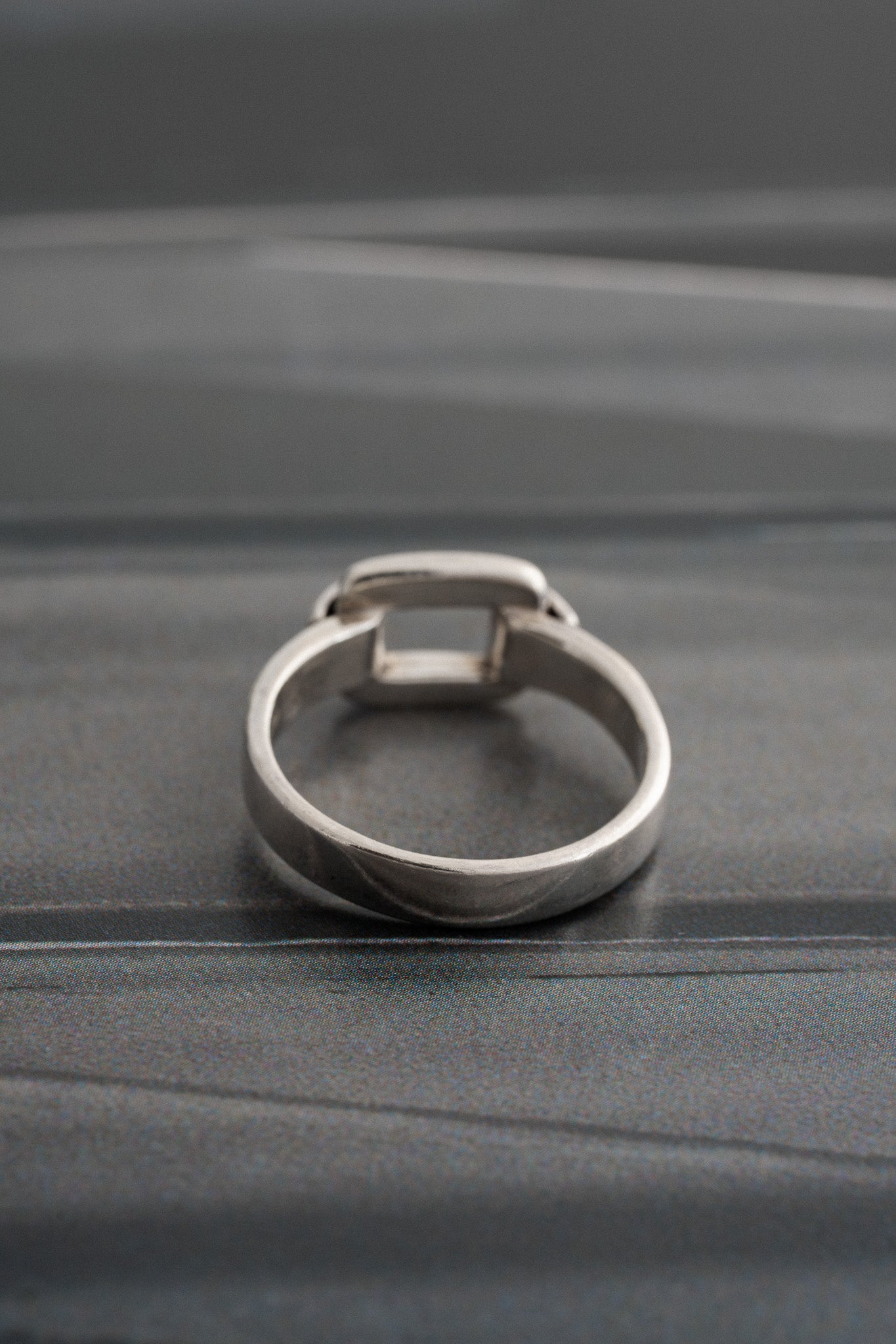 Square Link Design Ring