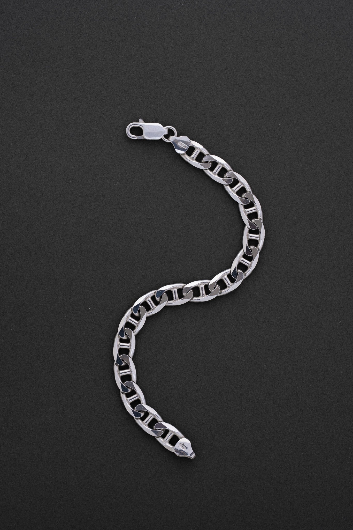 Flat Anchor Chain Bracelet (Italy)