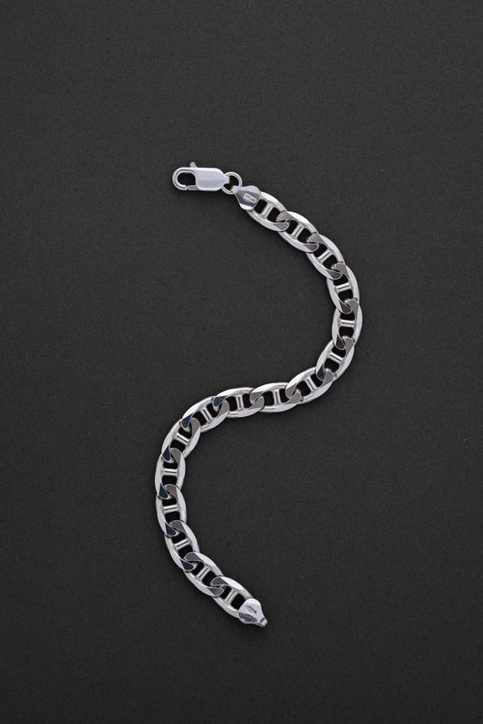 Flat Anchor Chain Bracelet (Italy)