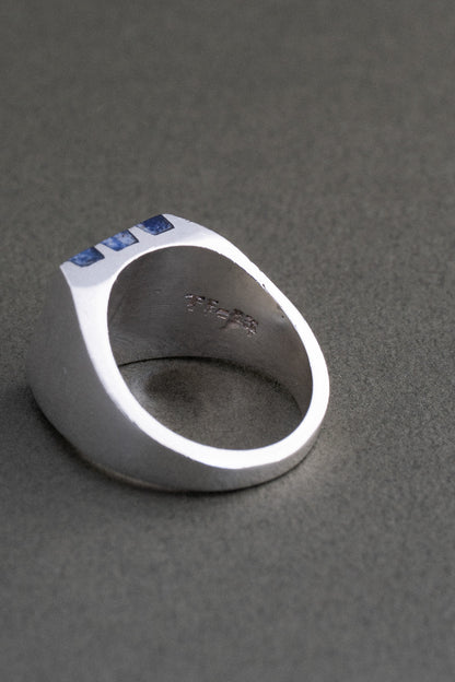 Sodalite Inlay Silver Ring (Mexico)