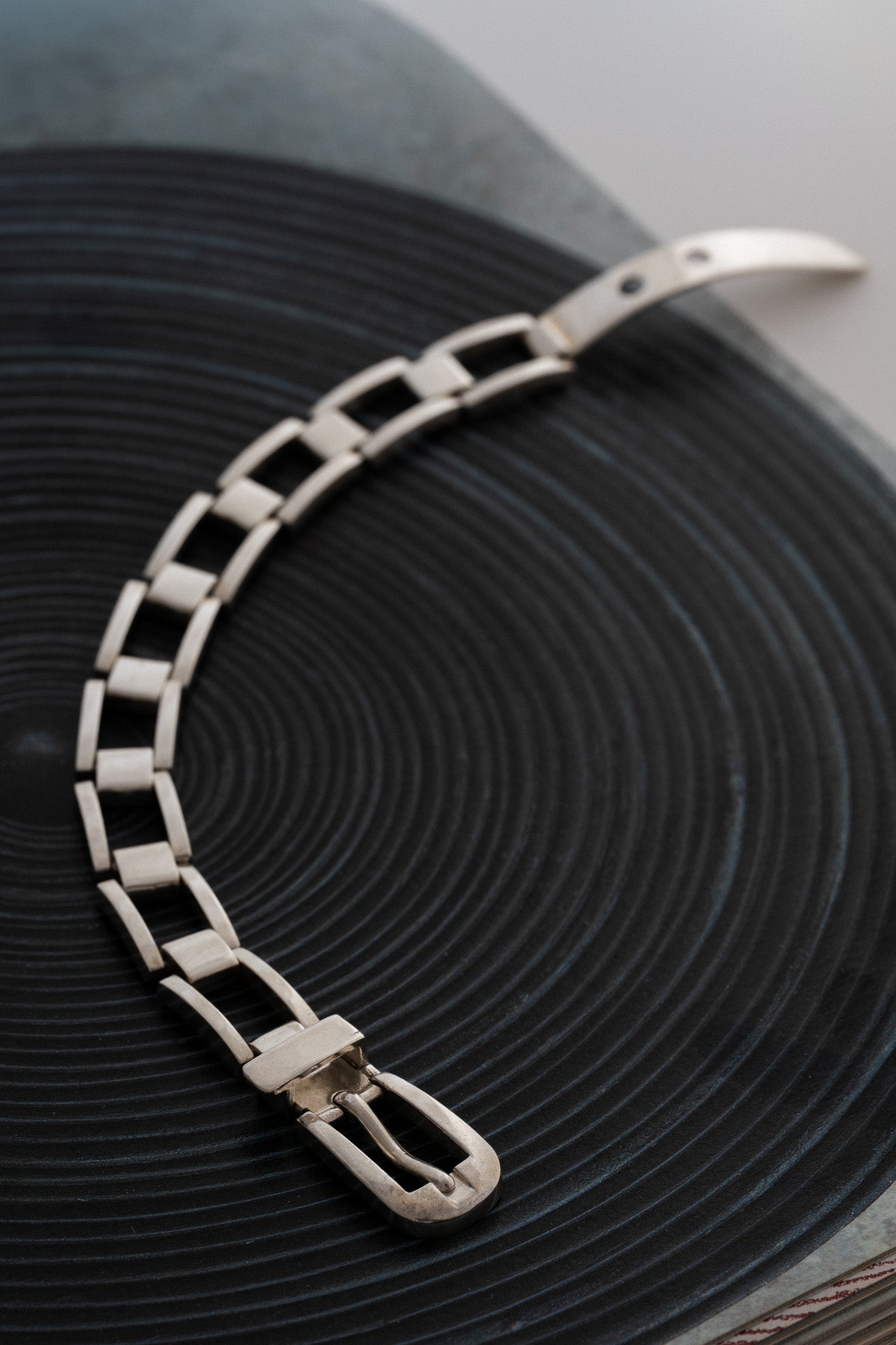 Vintage Buckle Link Bracelet