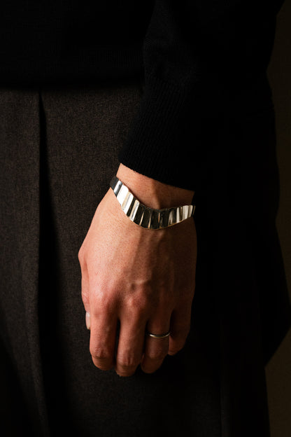 Sculptural Bangle (Mexico, Taxco)