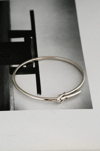 Buckle Motif Bangle (Italy / Vicenza)