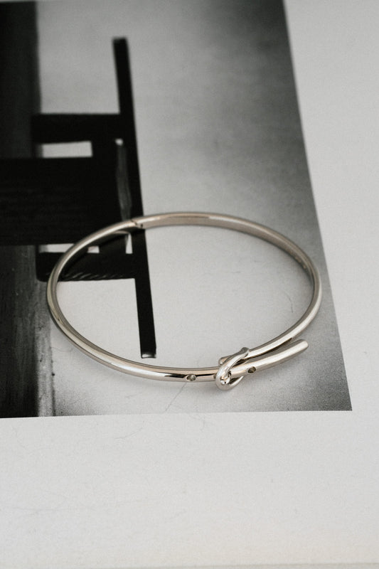 Buckle Motif Bangle (Italy / Vicenza)