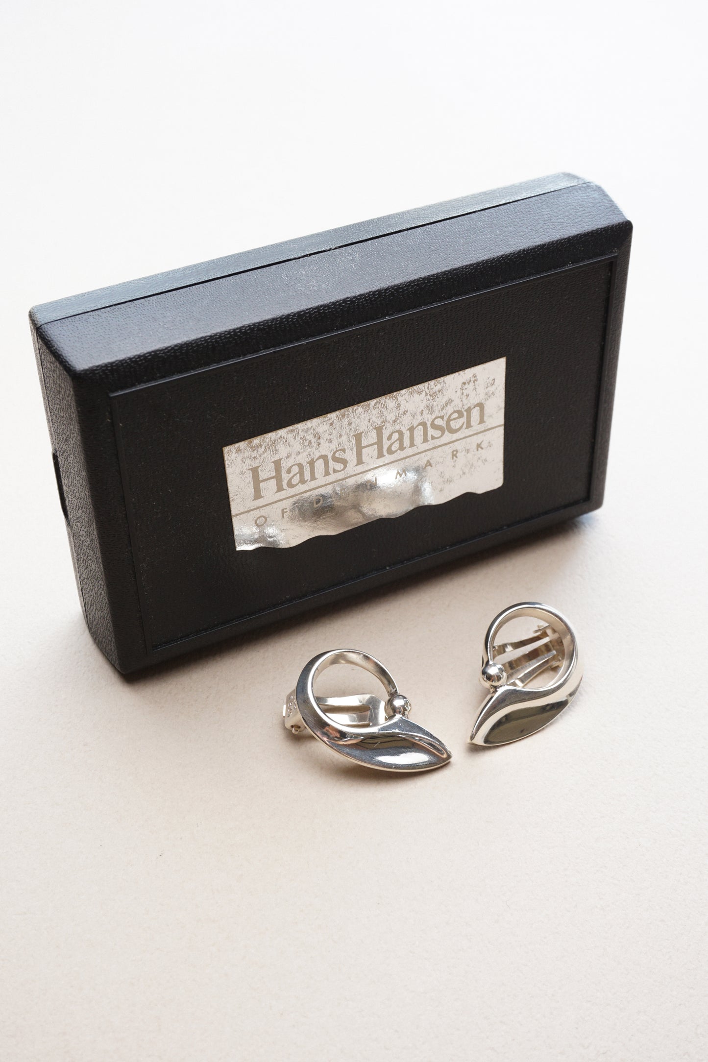 Hans Hansen | Vintage Silver Clip Earrings (Denmark)