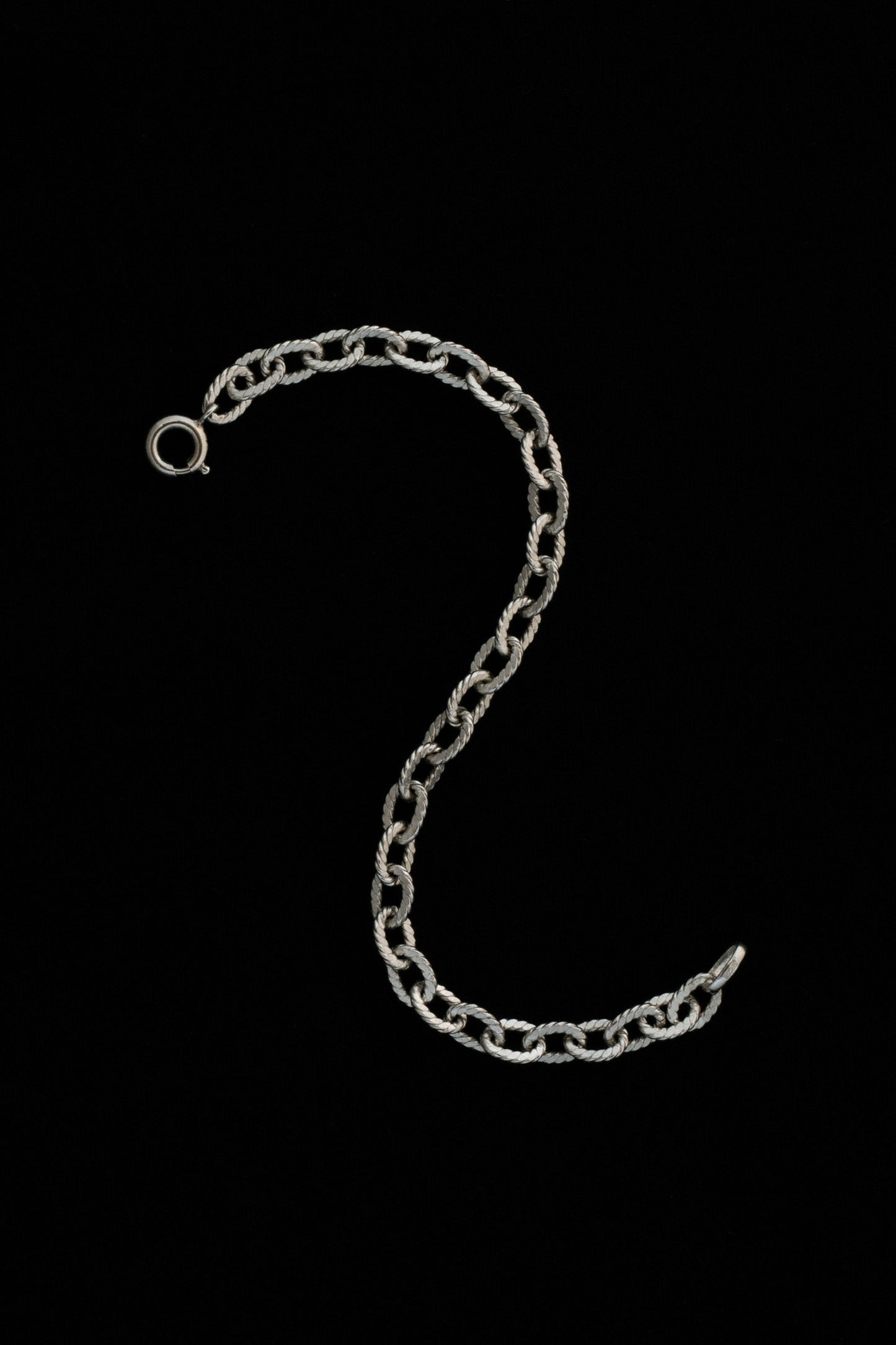 FBM｜Rope Texture Oval Link Bracelet (Germany)