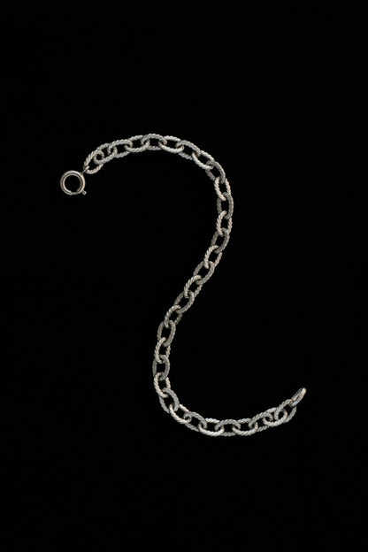 FBM｜Rope Texture Oval Link Bracelet (Germany)