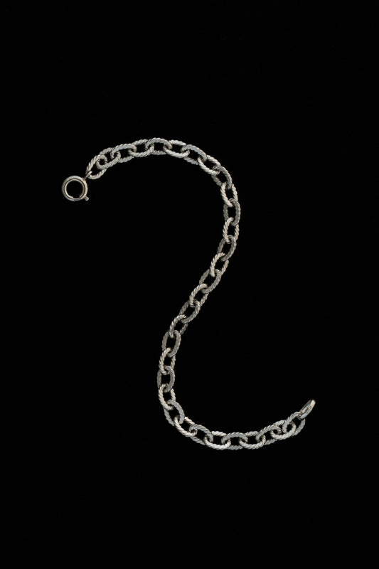 FBM｜Rope Texture Oval Link Bracelet (Germany)