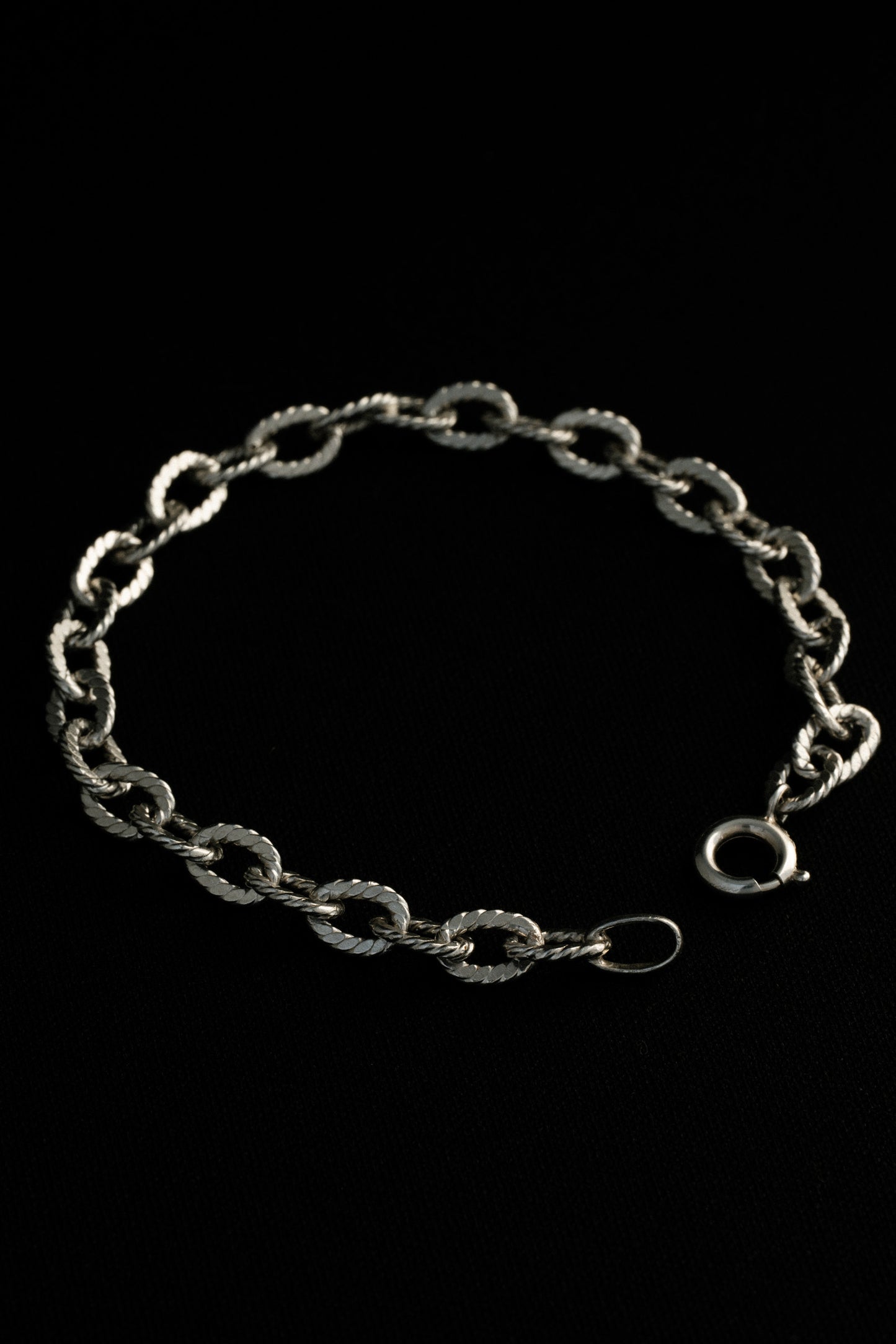FBM｜Rope Texture Oval Link Bracelet (Germany)