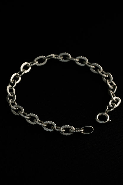 FBM｜Rope Texture Oval Link Bracelet (Germany)