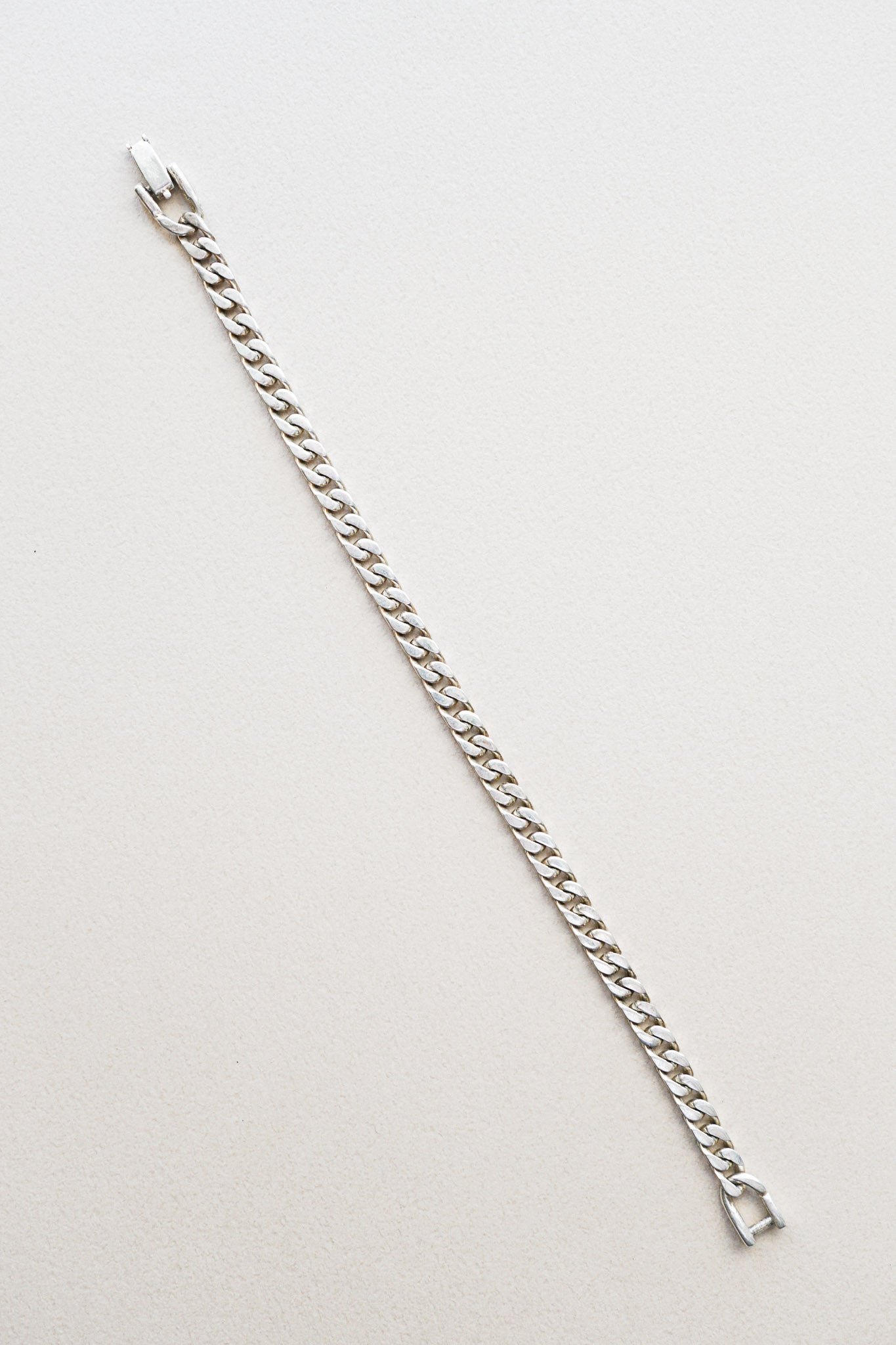 Vintage｜Silver Curb Chain Bracelet
