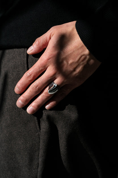 Hans Hansen｜Sculptural Split Ring (Denmark)