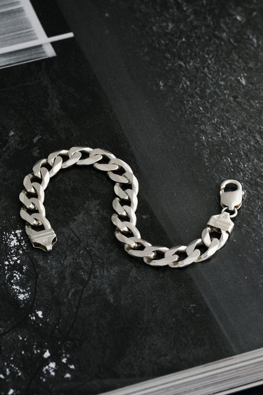 Chunky Curb Chain Bracelet (UK Hallmarked)