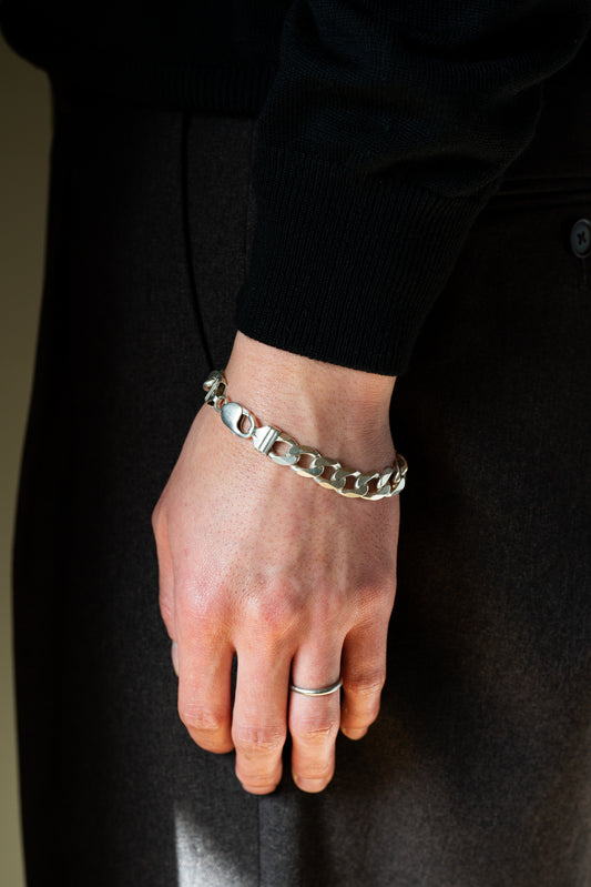 Chunky Curb Chain Bracelet (UK Hallmarked)