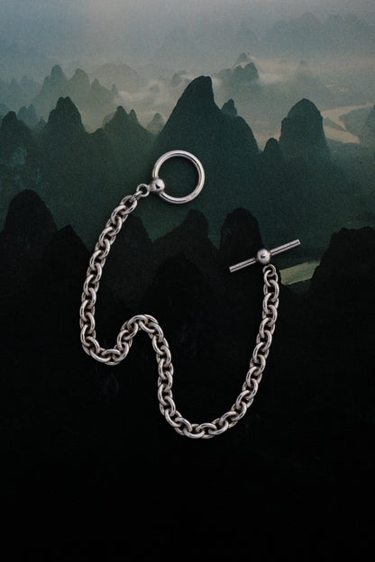 Oval Link Chain Toggle Bracelet (UK, Birmingham)