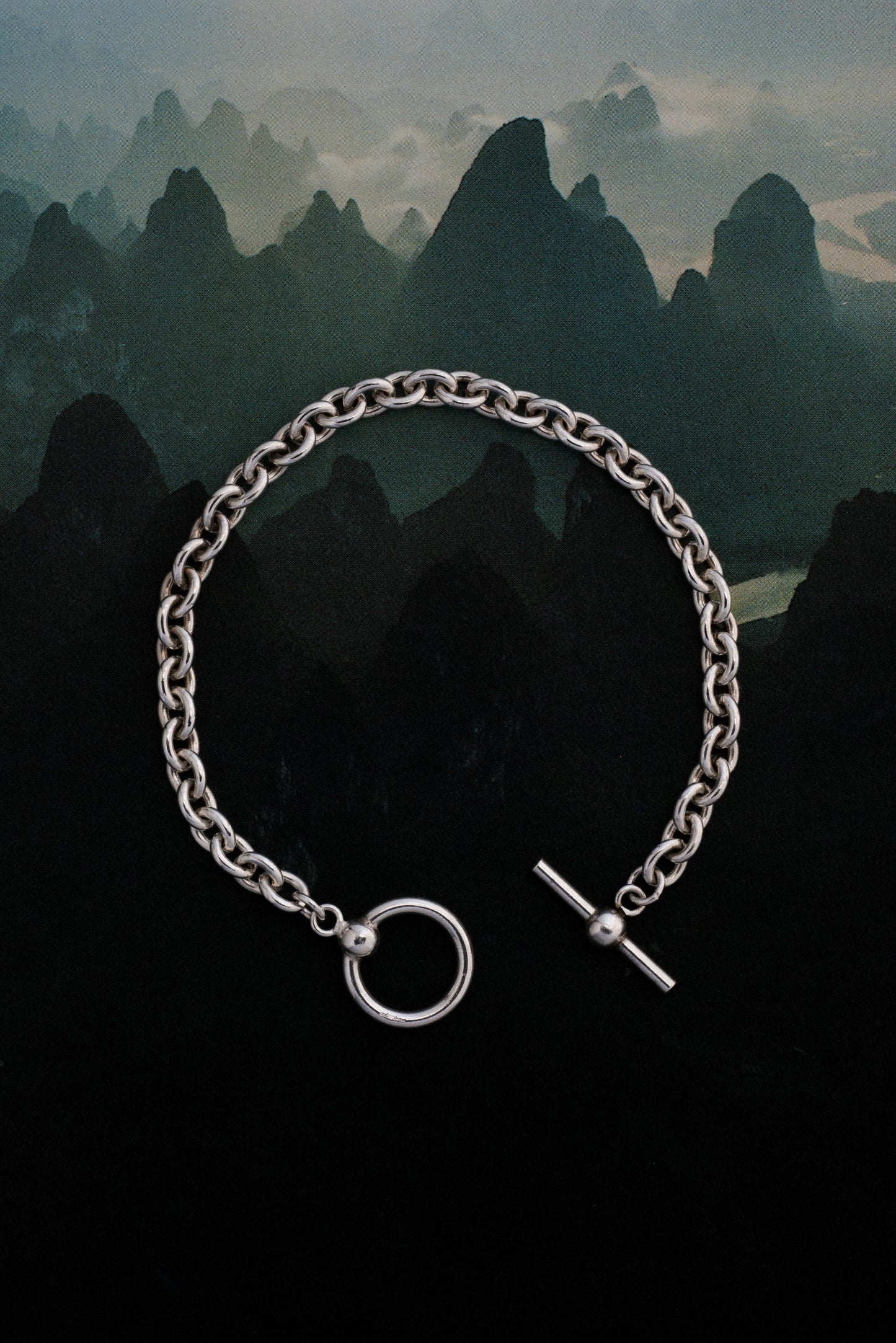 Oval Link Chain Toggle Bracelet (UK, Birmingham)