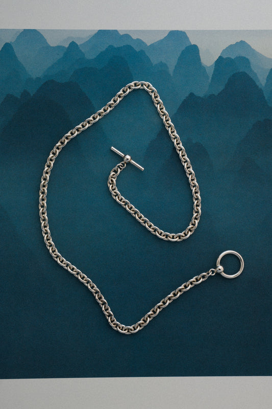 Oval Link Chain Toggle Necklace (UK, Birmingham)