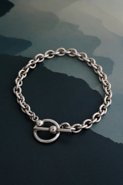 Oval Link Chain Toggle Bracelet (UK, Birmingham)
