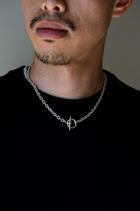 Oval Link Chain Toggle Necklace (UK, Birmingham)