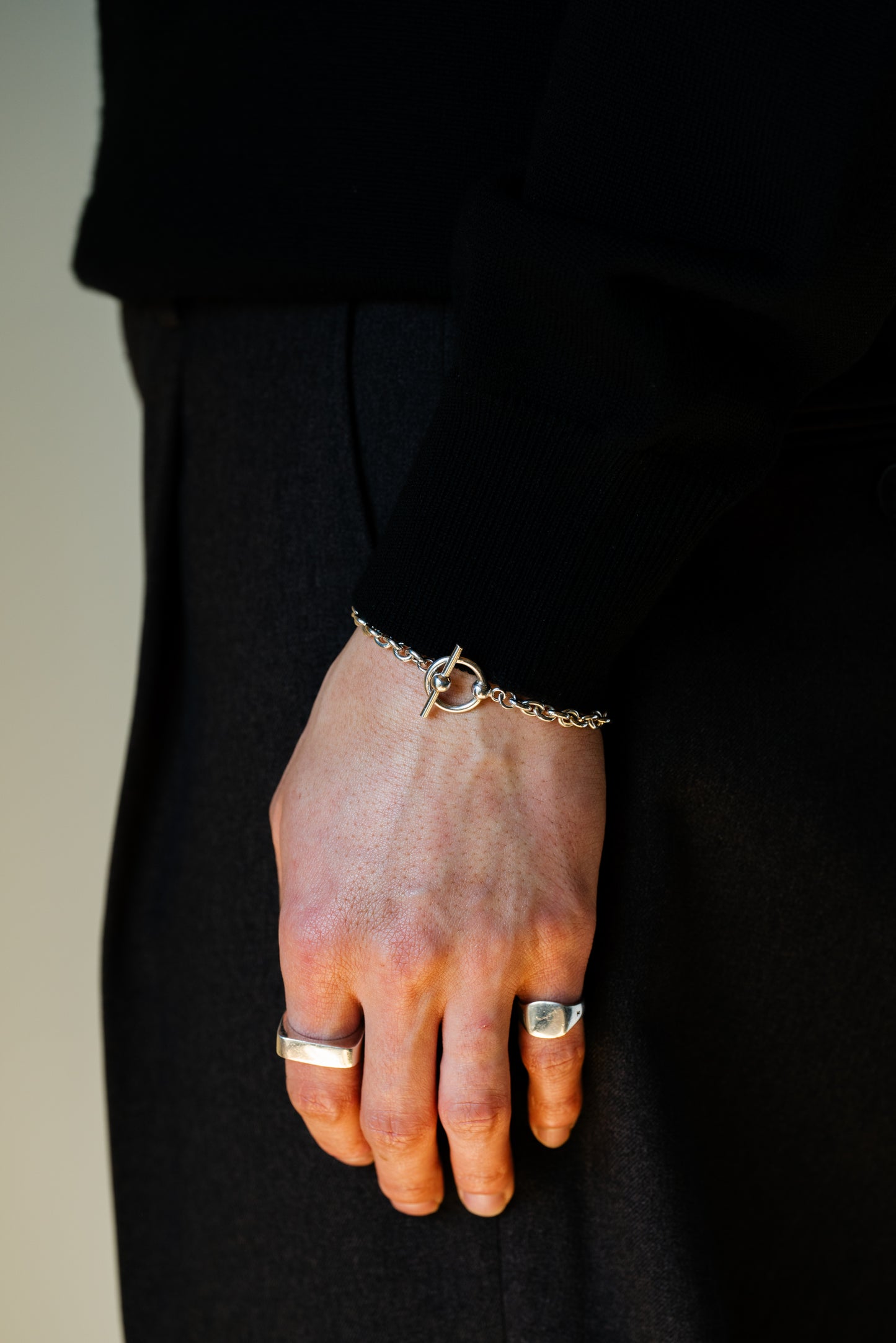 Oval Link Chain Toggle Bracelet (UK, Birmingham)