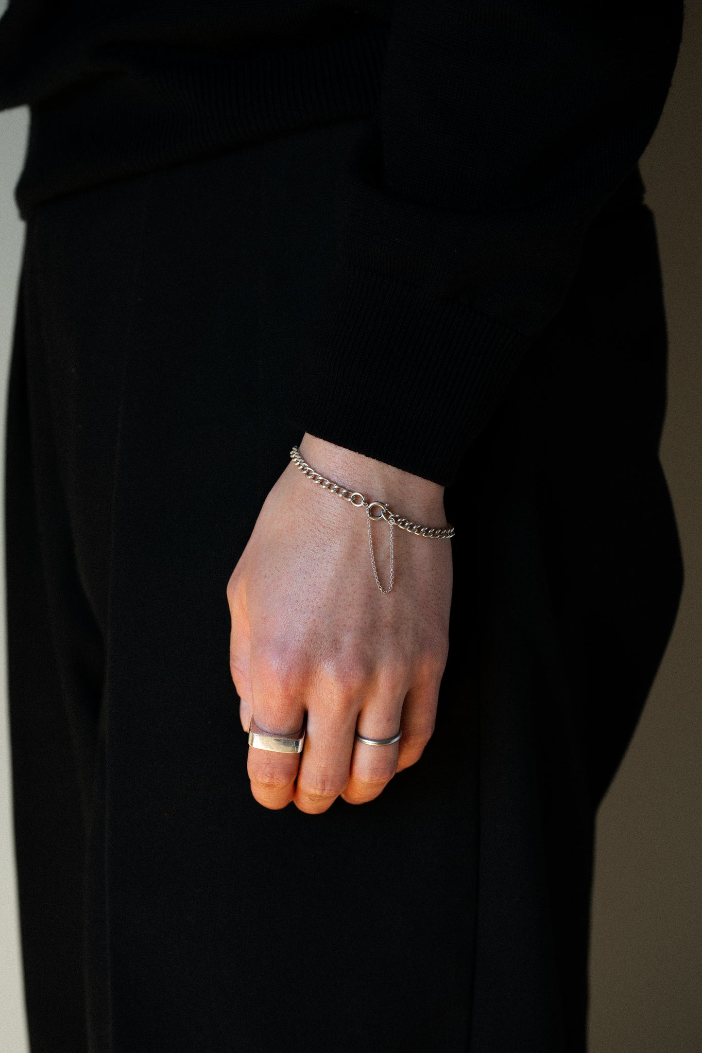 Round Curb Chain Bracelet