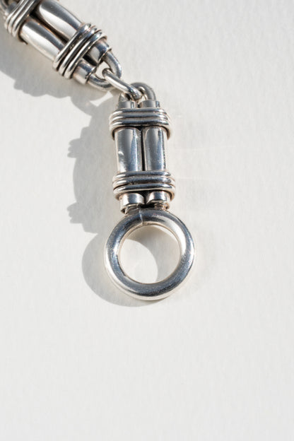 Wrapped Barrel Link Bracelet (Mexico, Taxco)