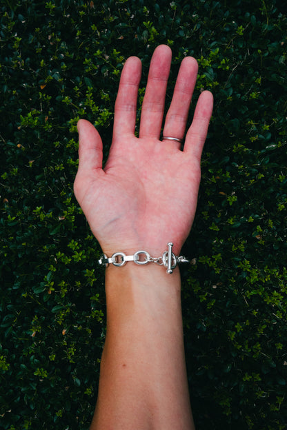 Sculptural Toggle Bracelet