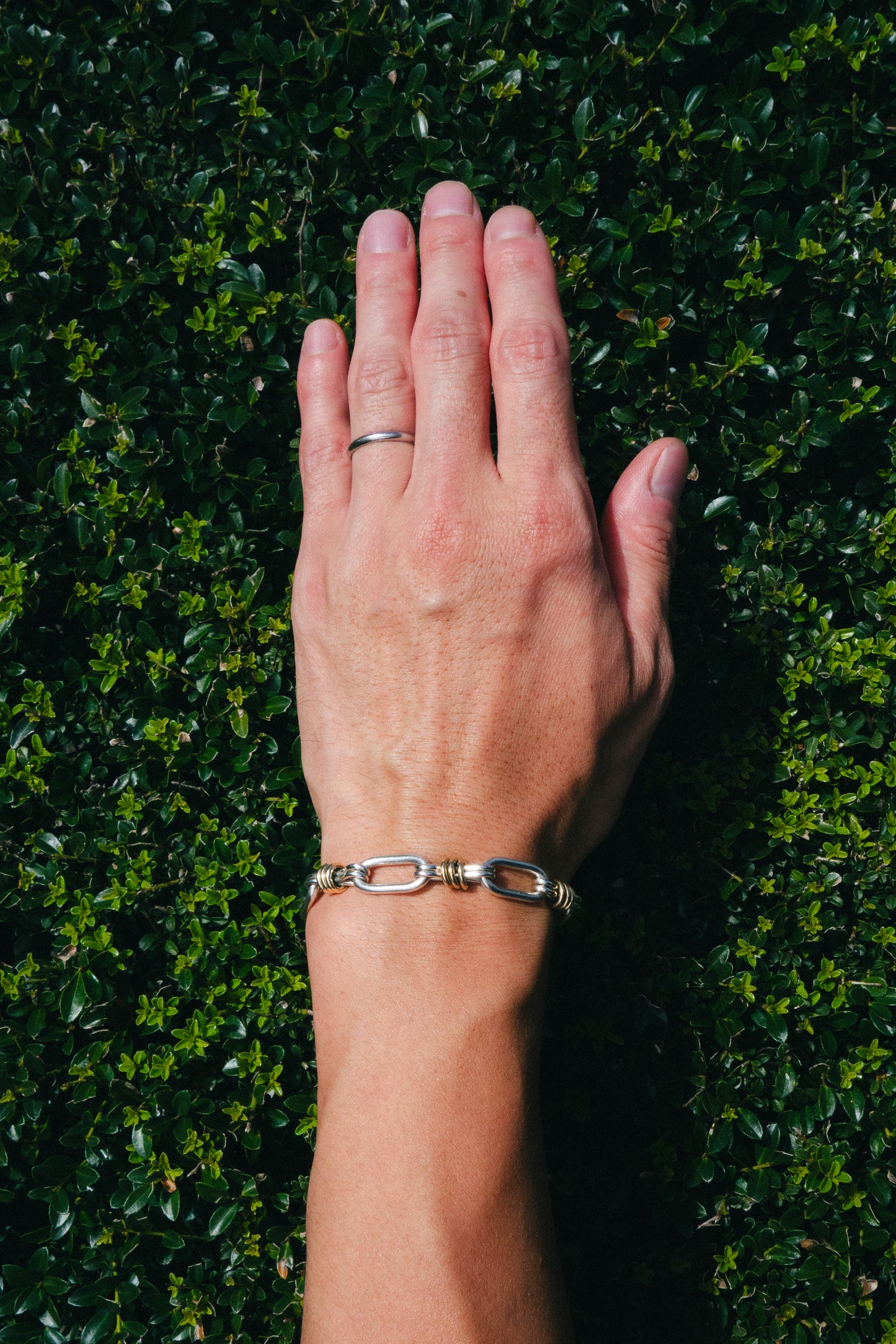 Wrapped Wire Link Bracelet (Italy)